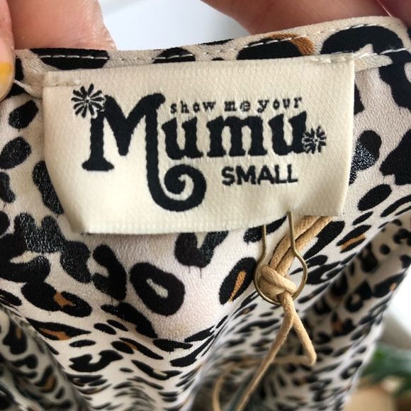 NWT Show Me Your Mumu Sleeveless Maxi Jumpsuit Leopard Print Small - Picture 7 of 10